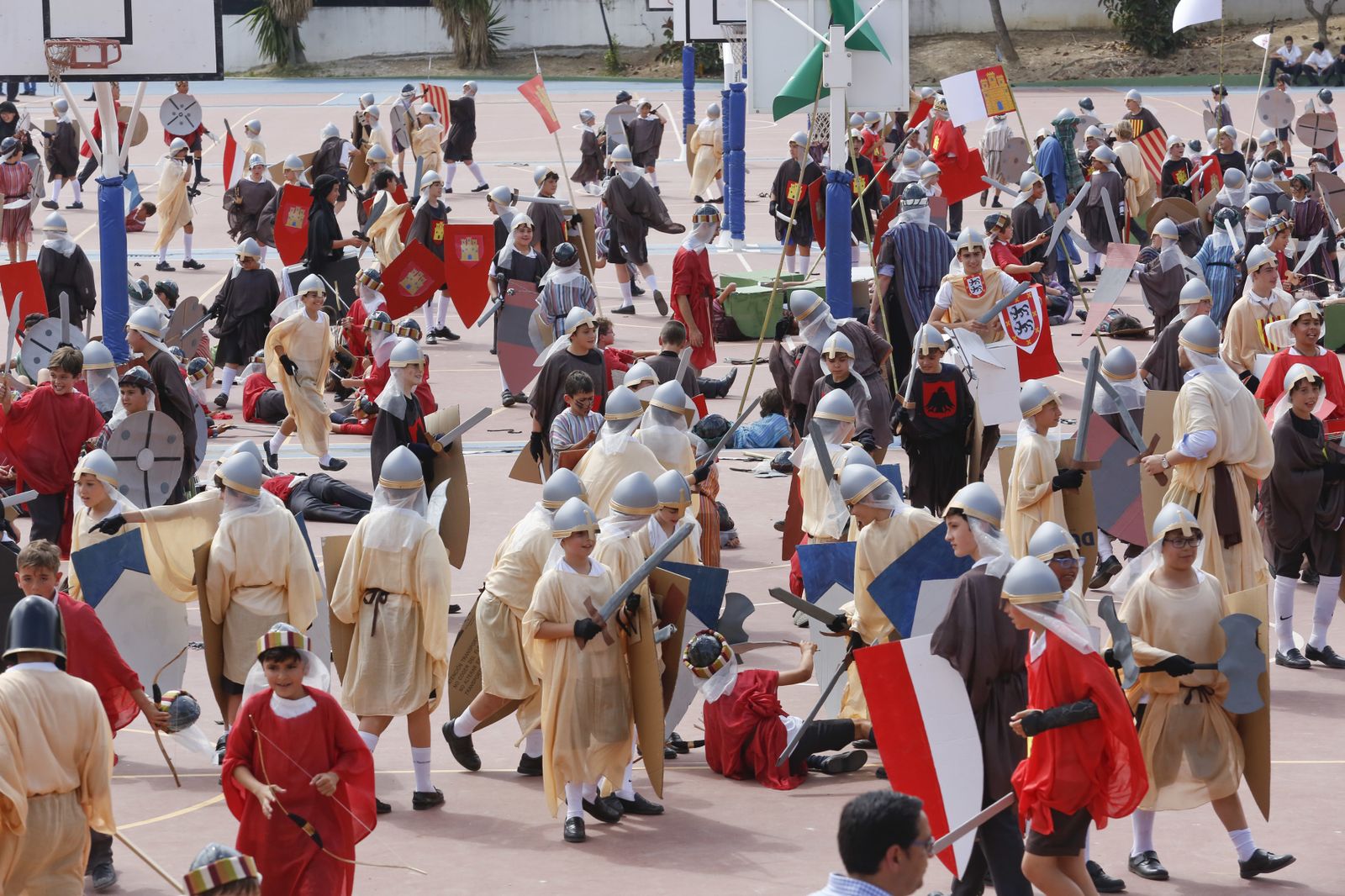 La Batalla de las Navas de Tolosa escenificada por los alumnos de El Romeral