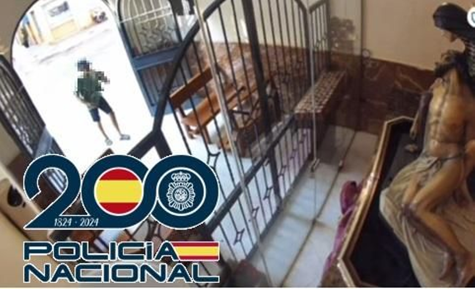 La capilla en la que ocurrieron los  hechos