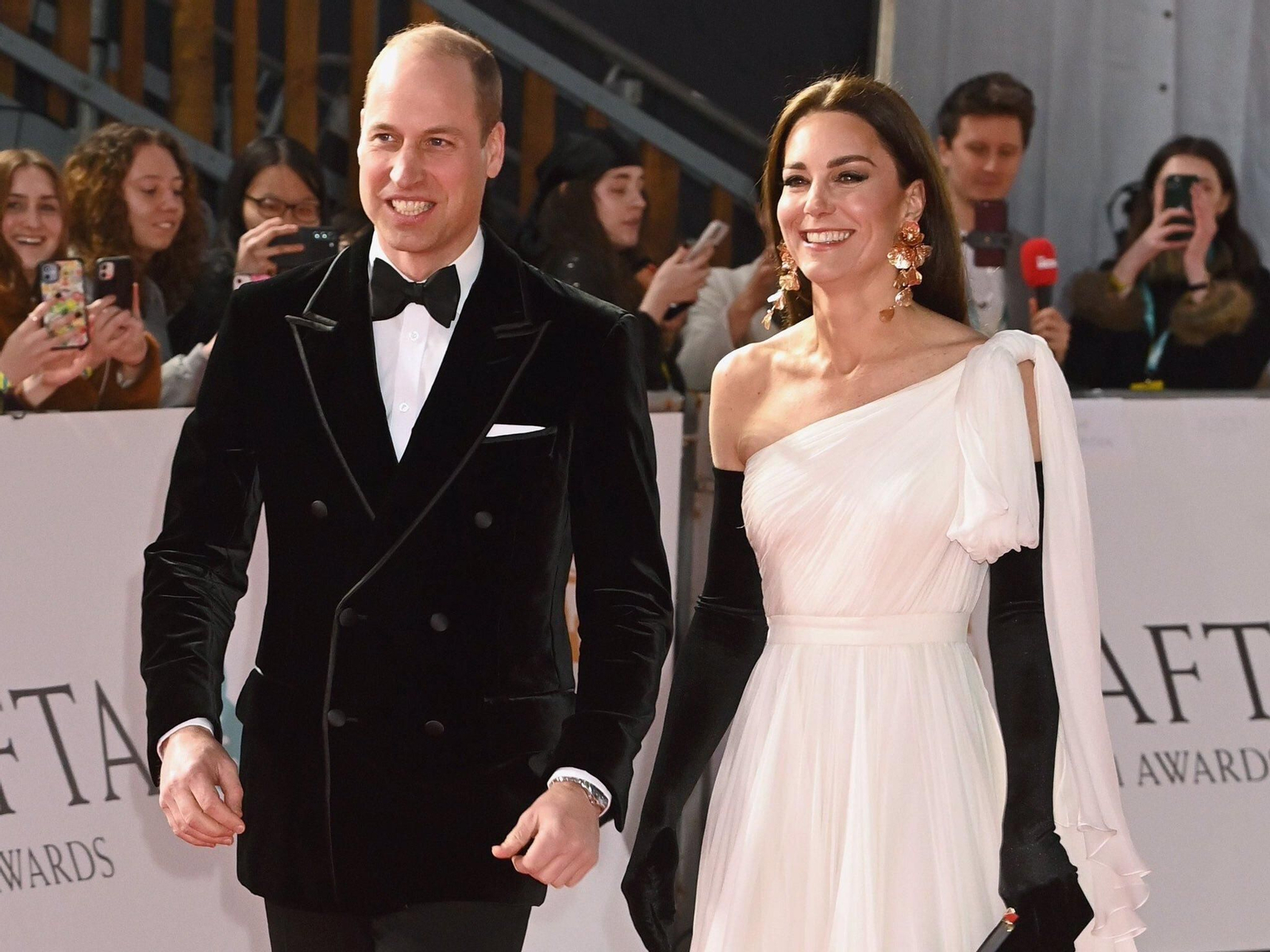 Los príncipes de Gales en los Bafta Los príncipes de Gales en los Bafta