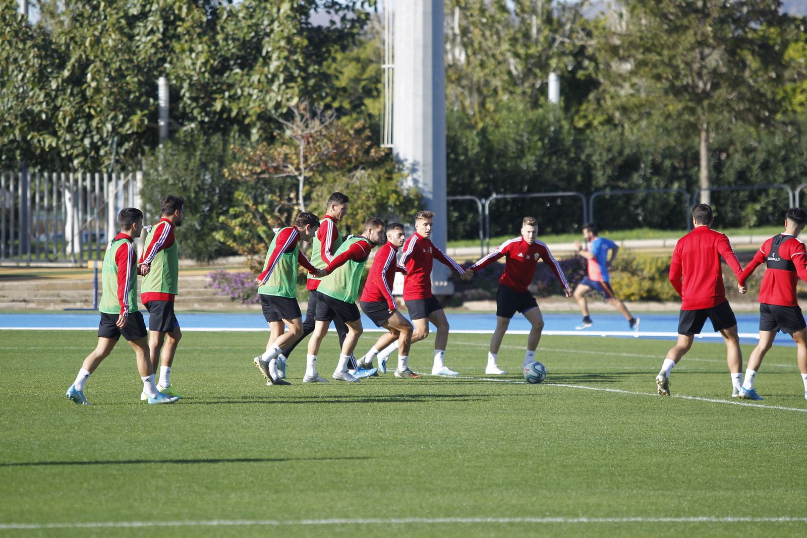 Fotogalería del entrenamiento del Almería previa al partido ante el Numancia