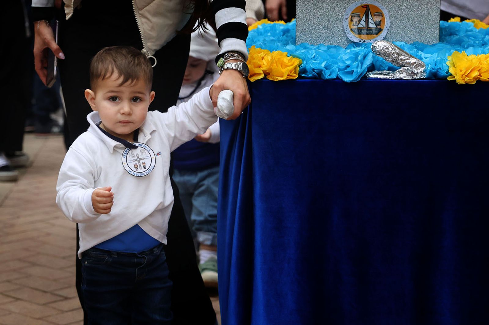 Imágenes de la procesión de la 'Escuela Infantil Mi Pequeño Puerto'