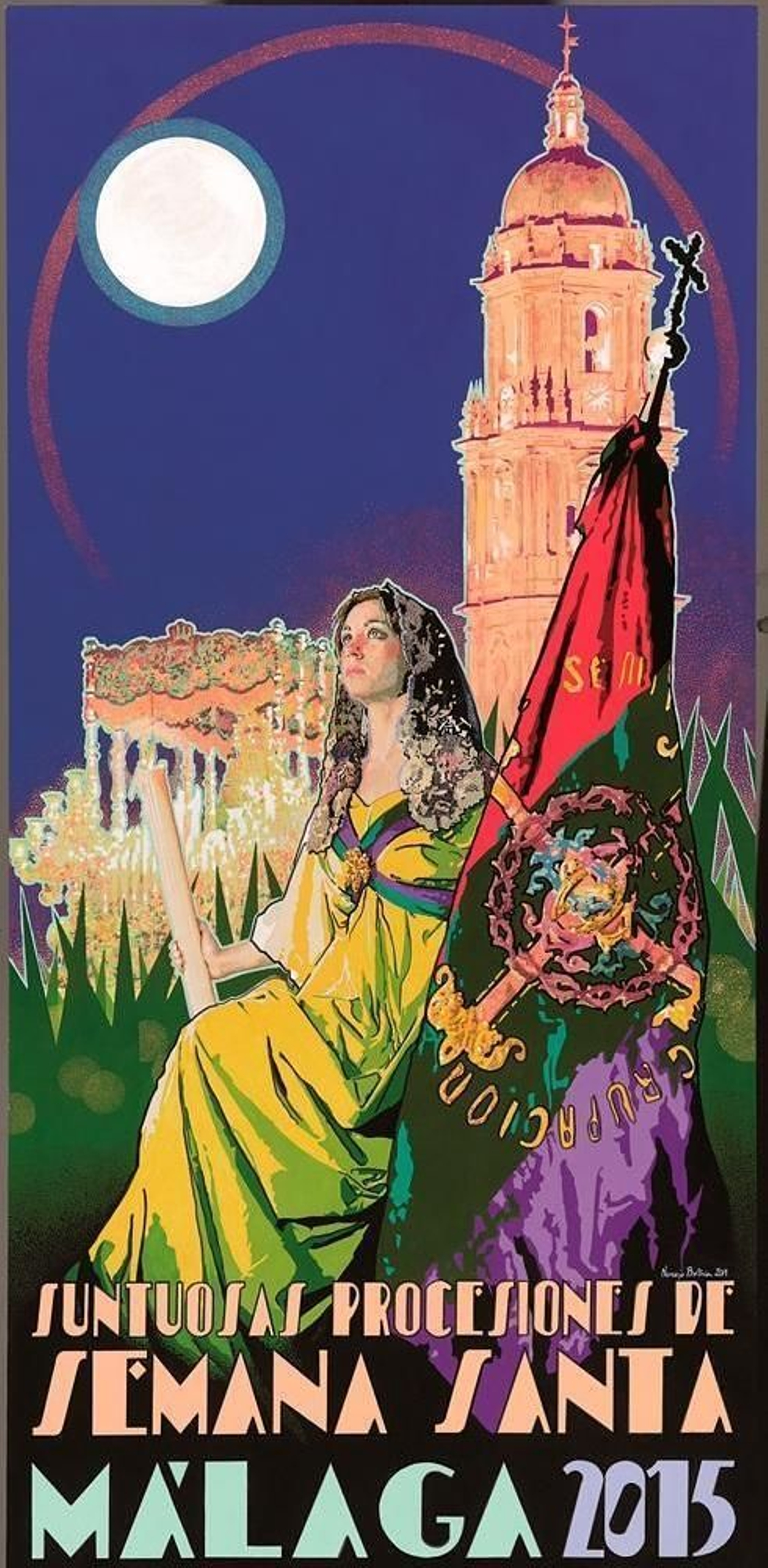 Los carteles de Semana Santa de Málaga de los últimos 10 años