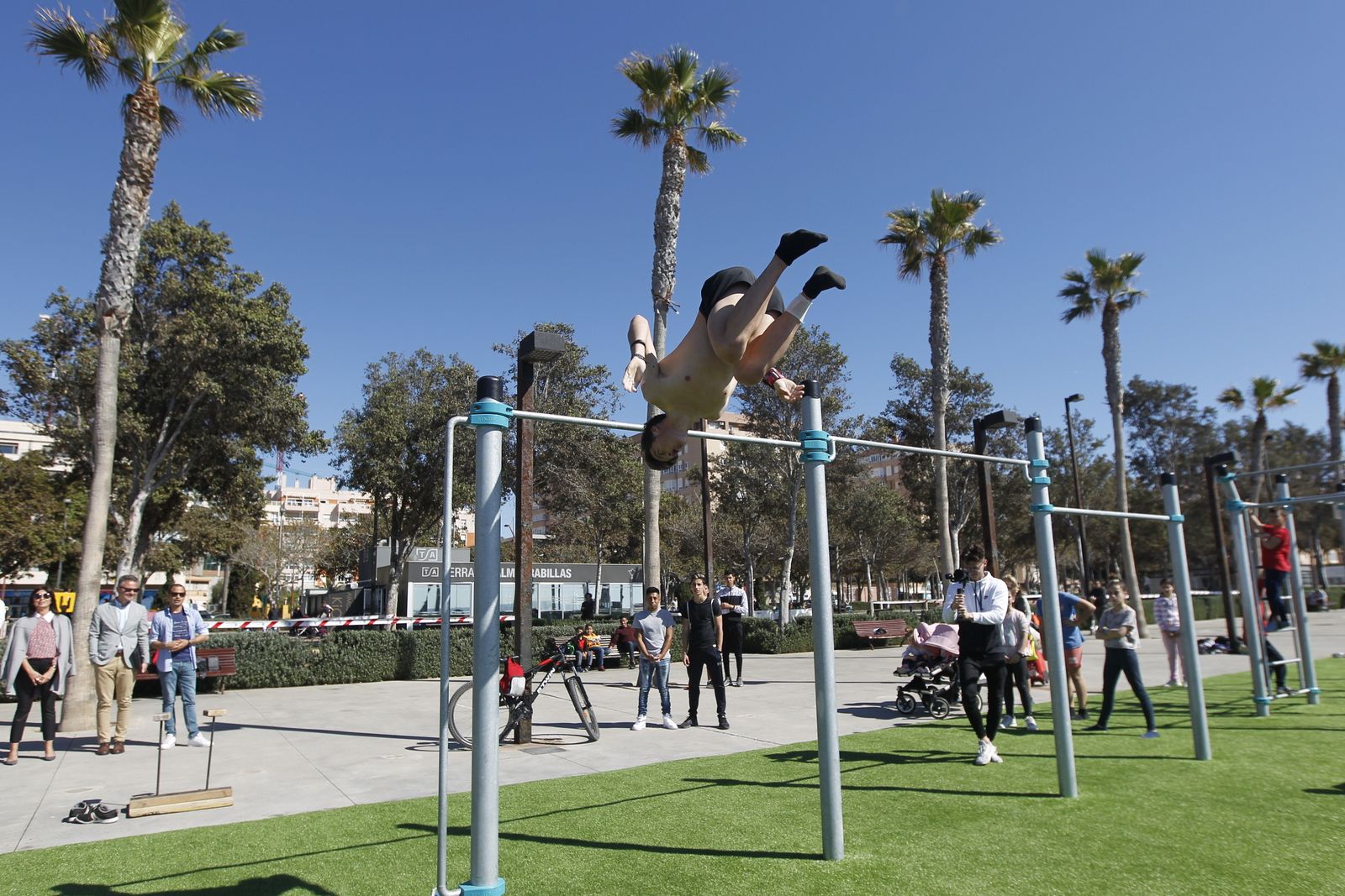 Fotogalería Pista de Calistenia. Parque de los Periodistas. Almería