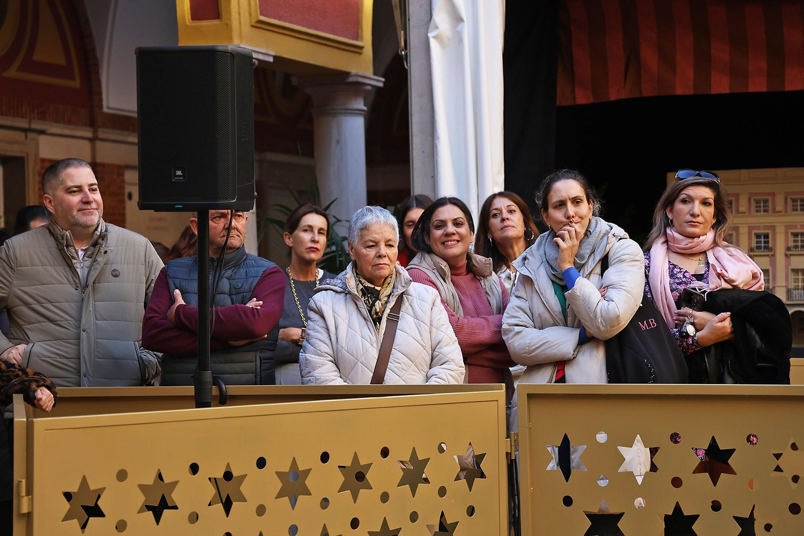 Imágenes de la inauguración del Belén del Ayuntamiento de Huelva