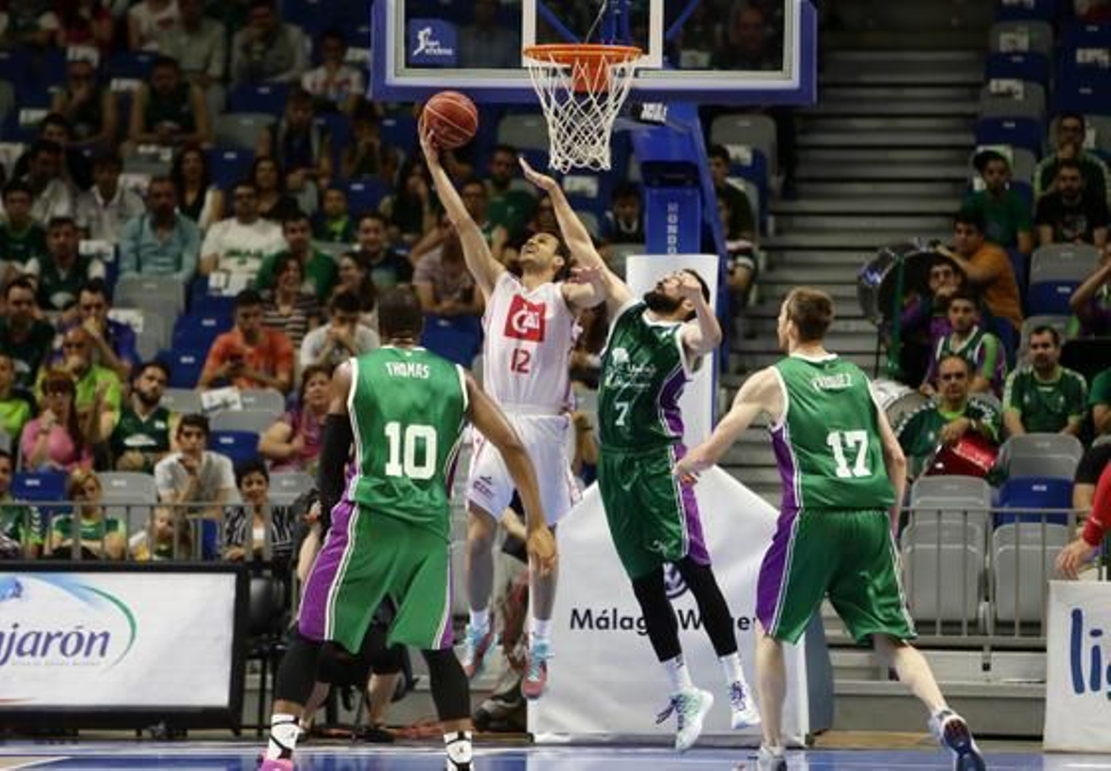 Las imágenes del Unicaja-CAI Zaragoza