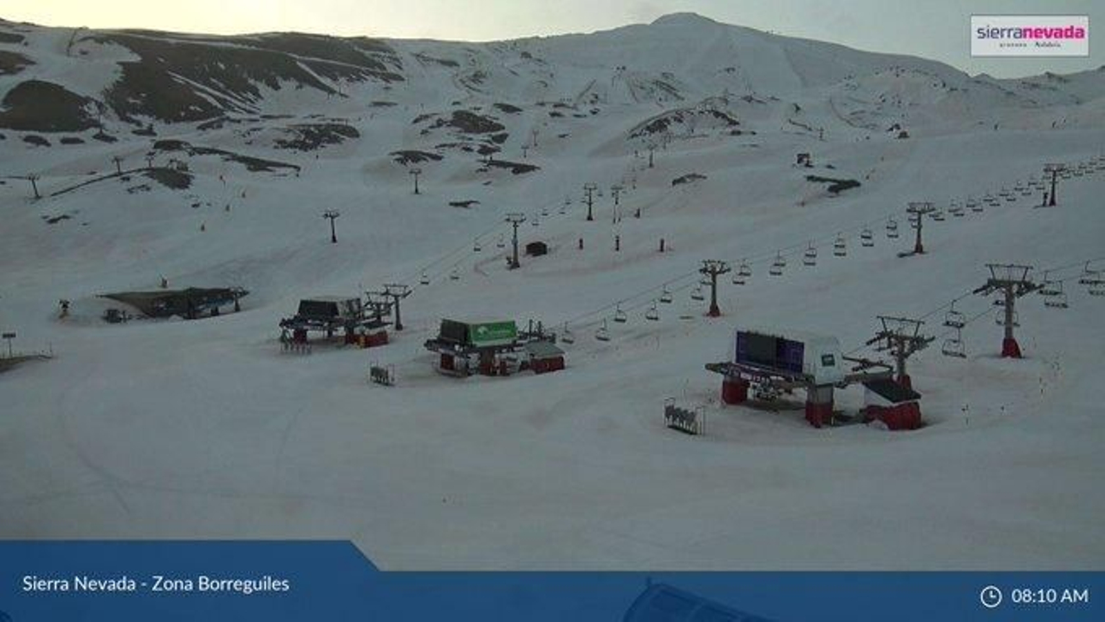Así luce Sierra Nevada estos días