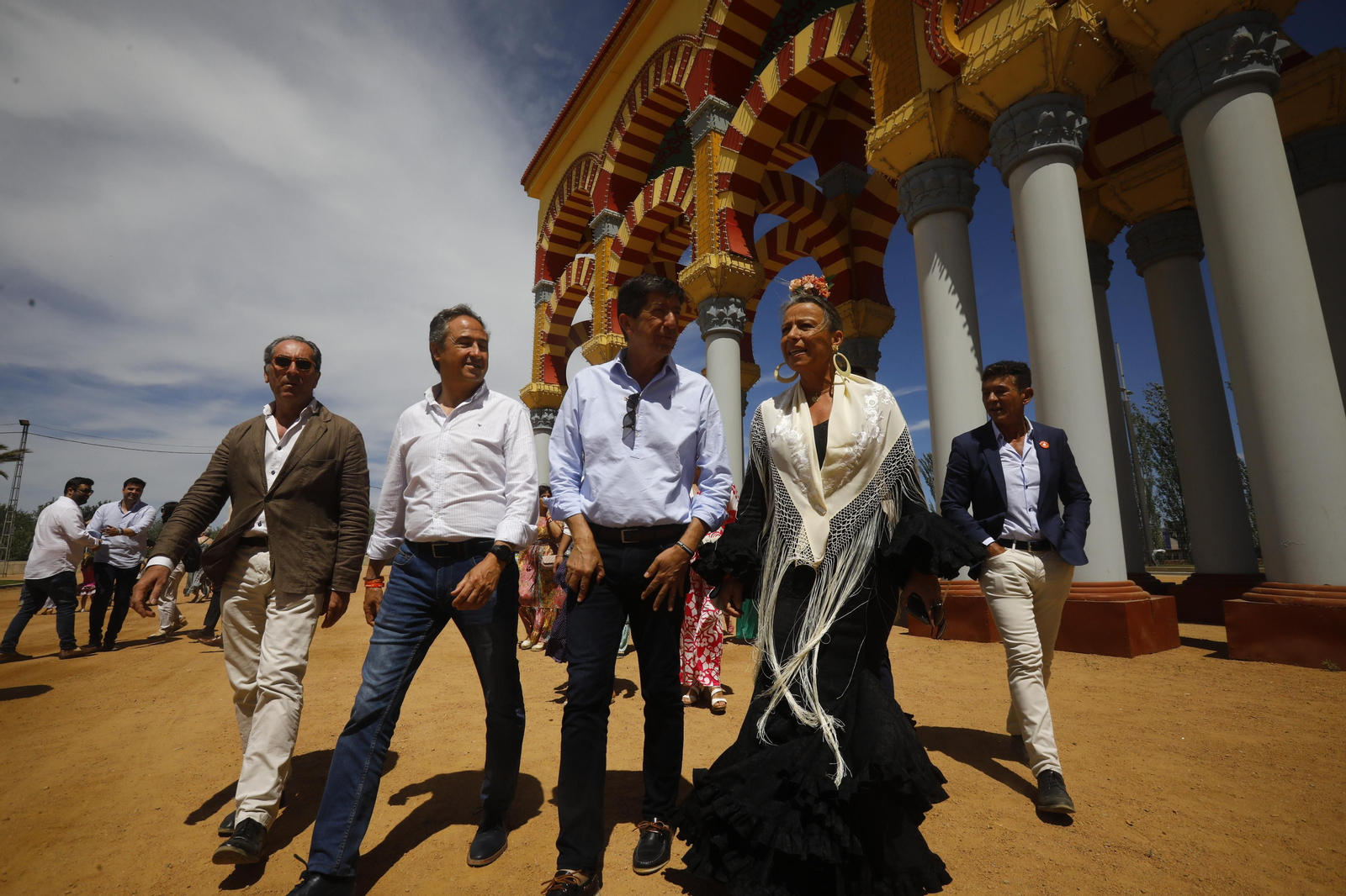 La visita de Juan Marín a la Feria de Córdoba, en imágenes.
