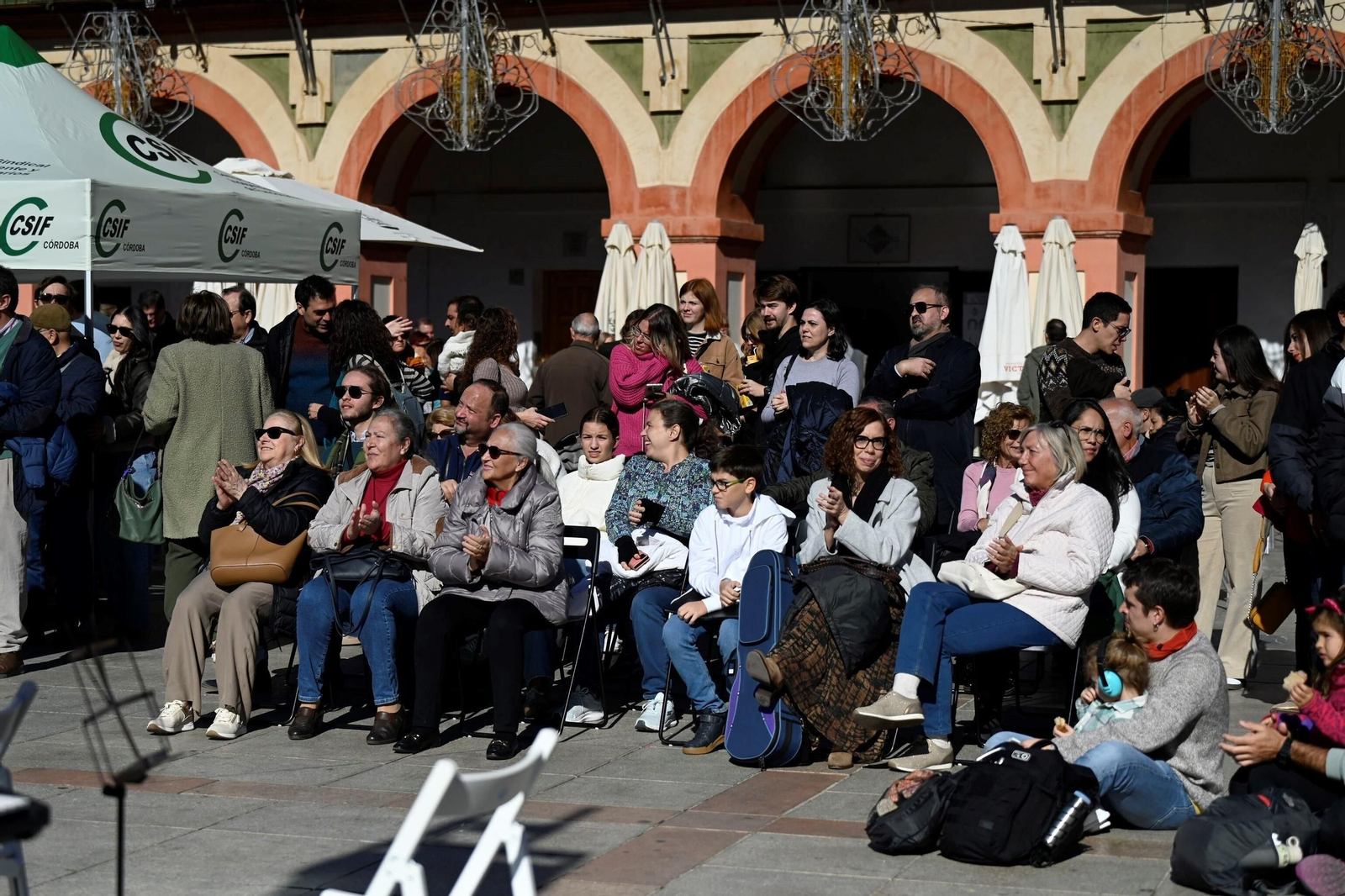 El concierto de la plataforma Juntos por un Auditorio para Córdoba en La Corredera