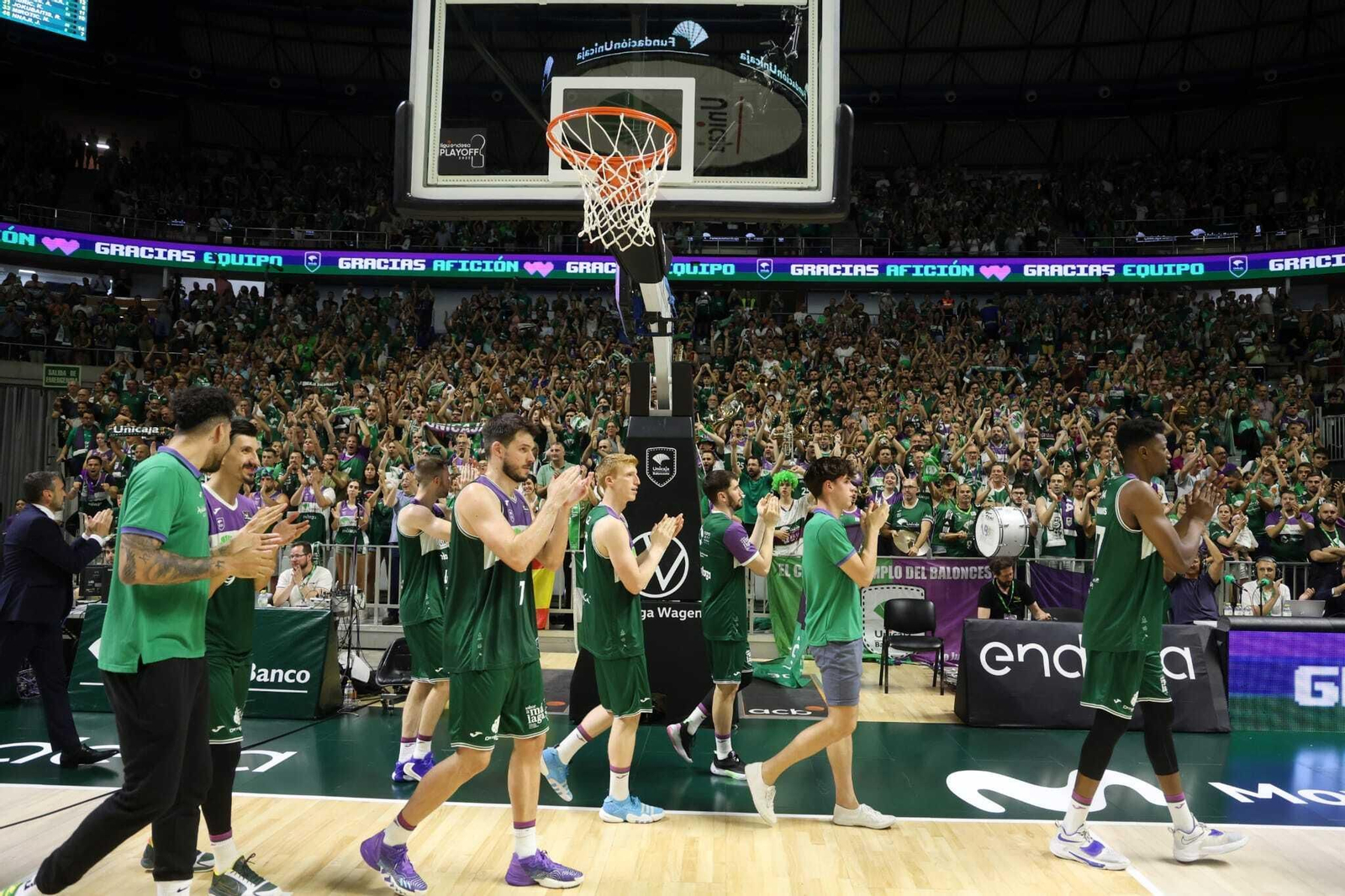 El adiós del Unicaja a la temporada, en imágenes