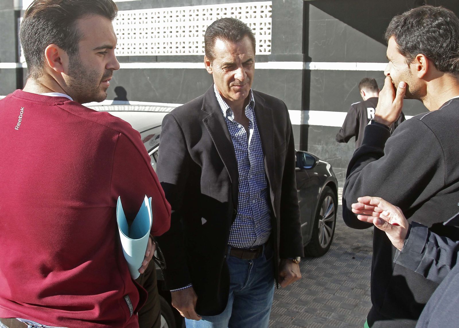 Primer entrenamiento de Juan Mari Sánchez en la Balona