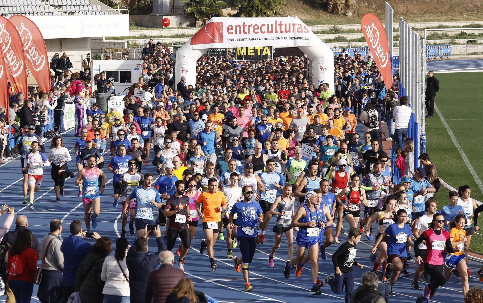 Las imágenes de la carrera Entreculturas en Málaga