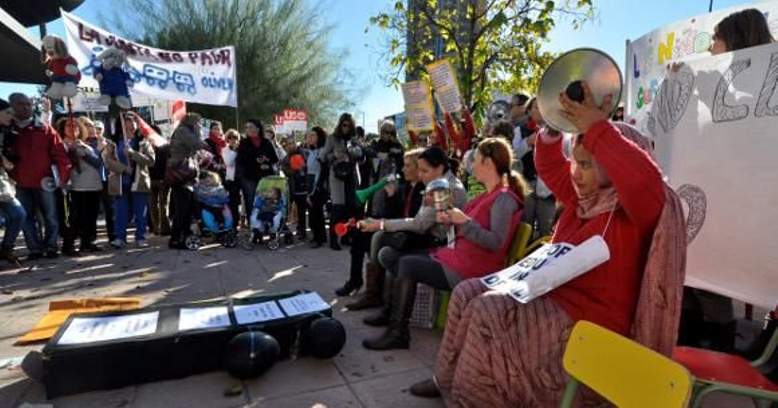 Las guarderías anuncian más paros para exigir a la Junta que les pague