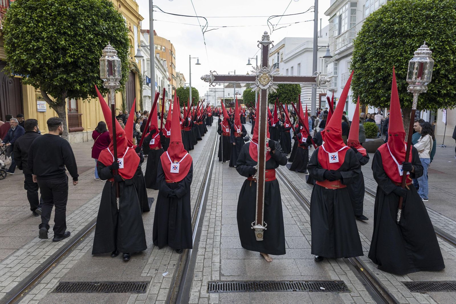 Las imágenes de la hermandad de Medinaceli en la Semana Santa de San Fernando 2025