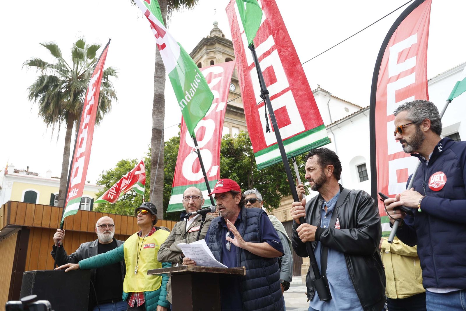 Fotos de la manifestación del Primero de Mayo en Algecira