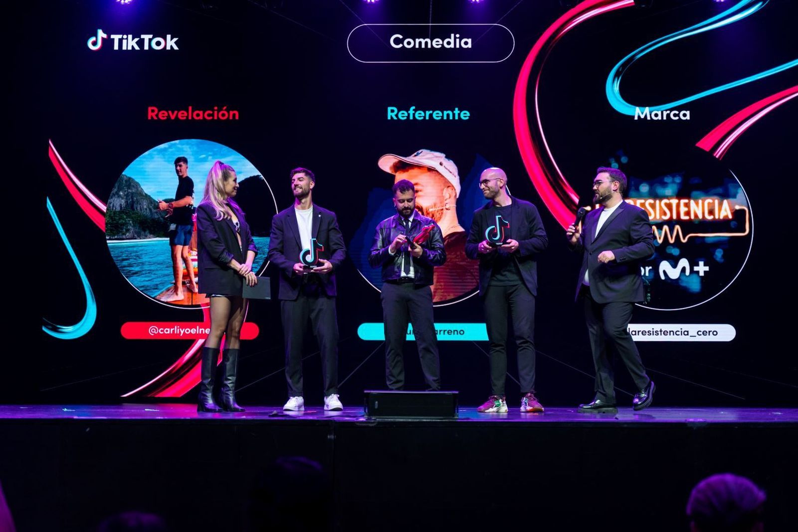 Las imágenes de la gala de entrega de los Premios TikTok
