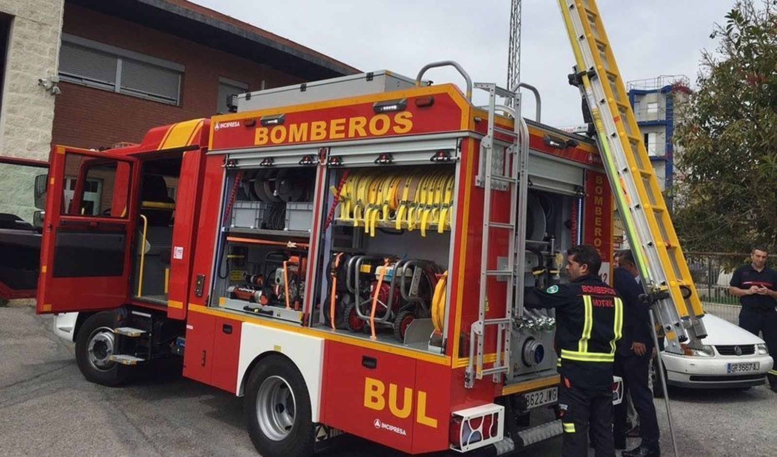 En el rescate intervinieron los Bomberos.