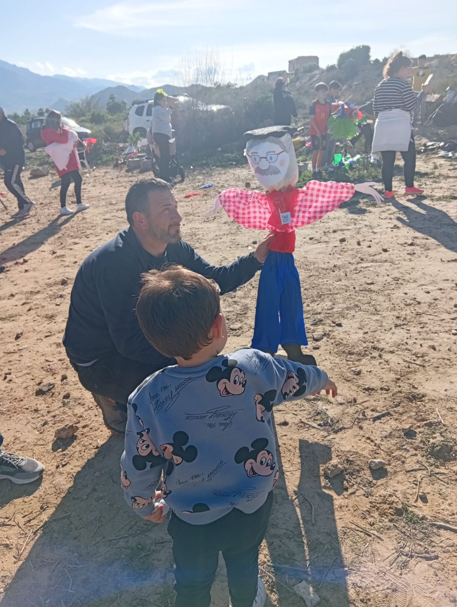 Partiendo un Viejo en Mojácar