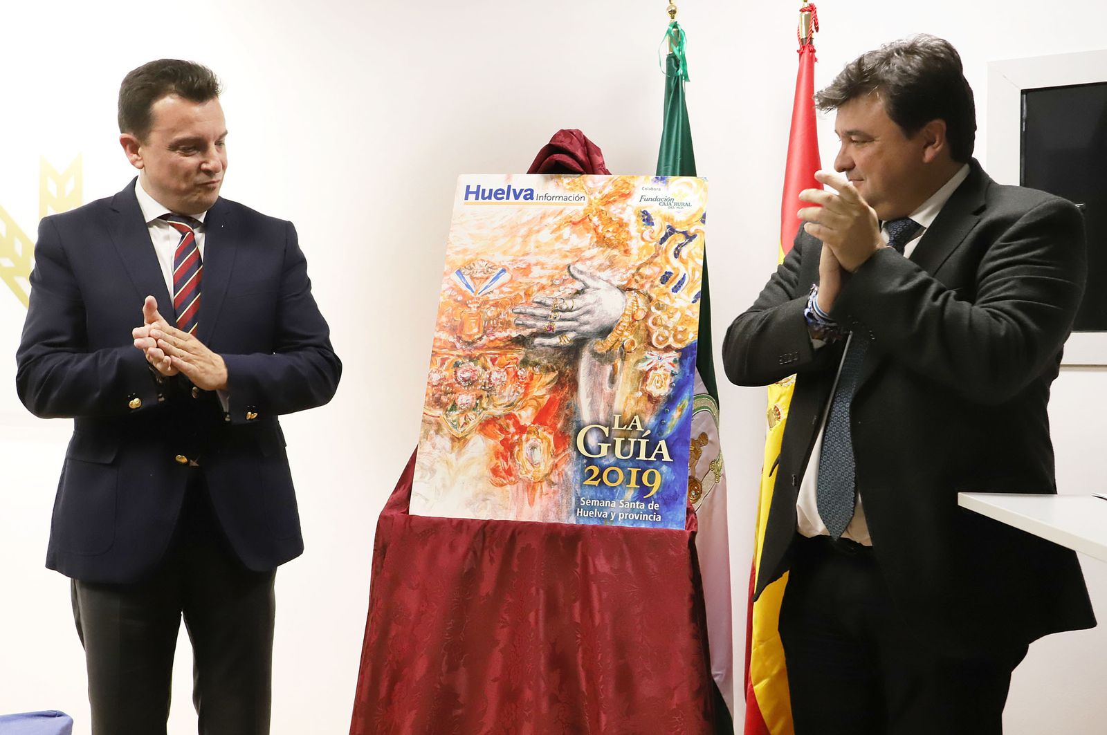 Imágenes de la presentación de la Guía de Semana Santa de Huelva Información