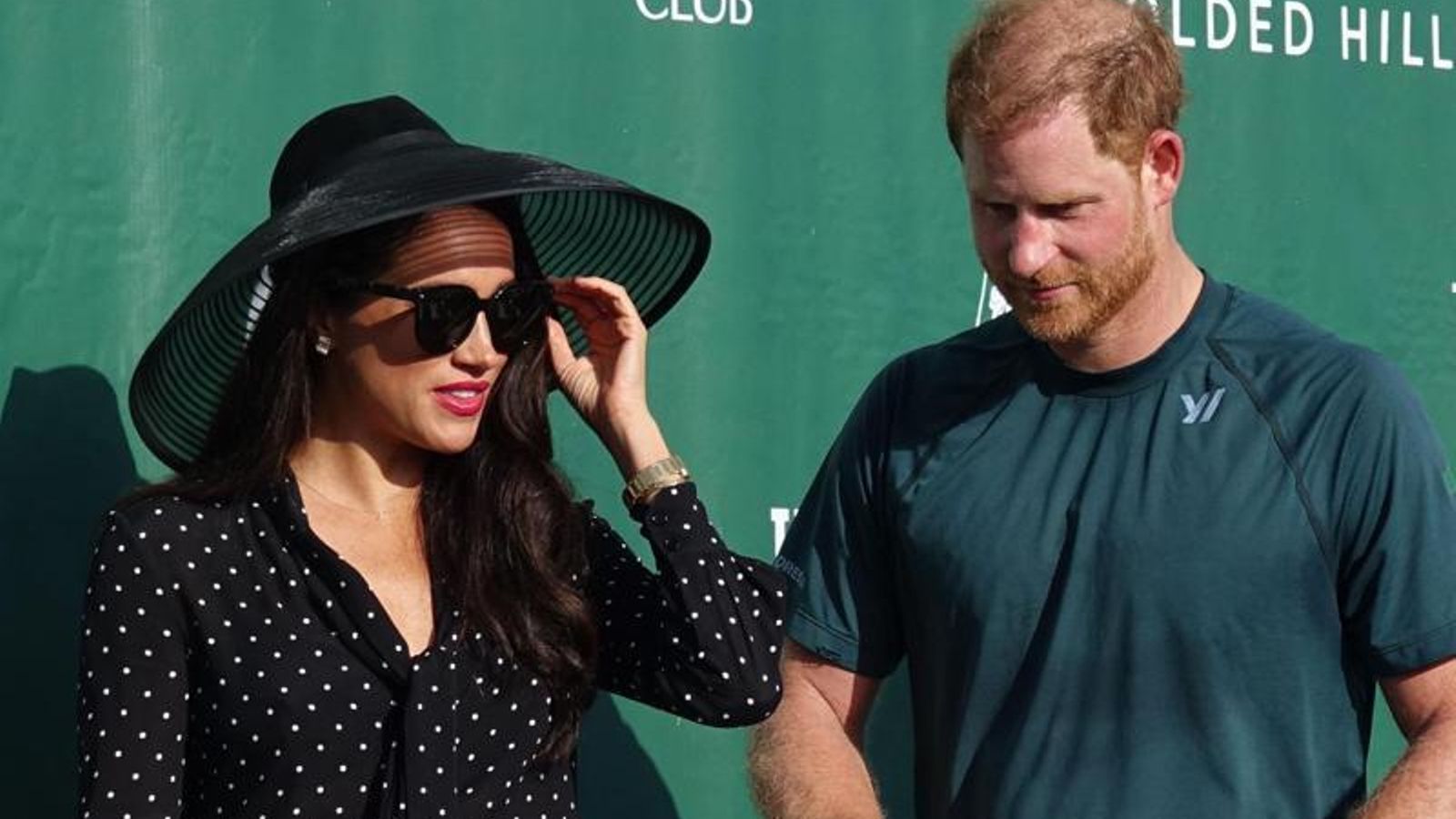 Meghan Markle y el príncipe Enrique en Santa Bárbara (California).
