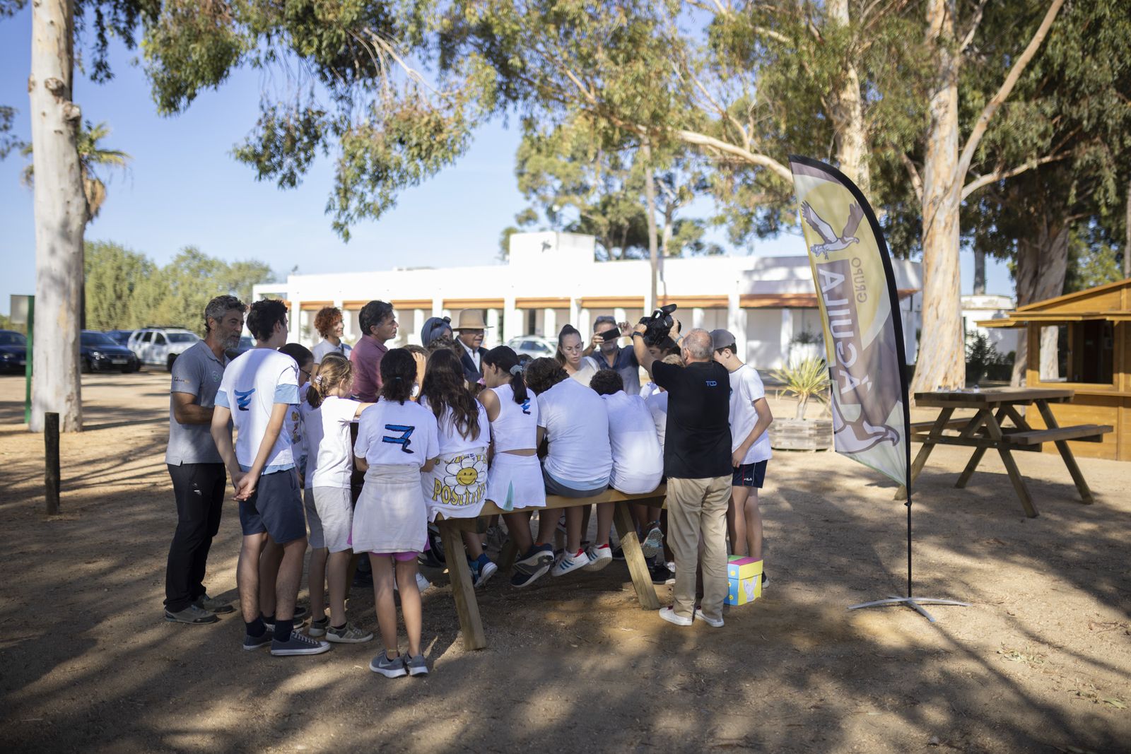 Imágenes de la clausura de la Escuela de Exploradores en Marismas del Odiel
