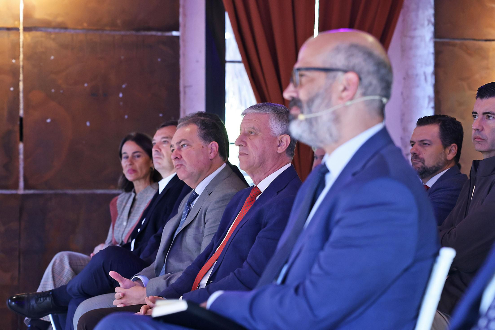 Imágenes del Foro Gerardo Rojas con la intervención de Antonio Joyanes, Vicepresidente ejecutivo de parque energéticos y exploración y producción de Moeve