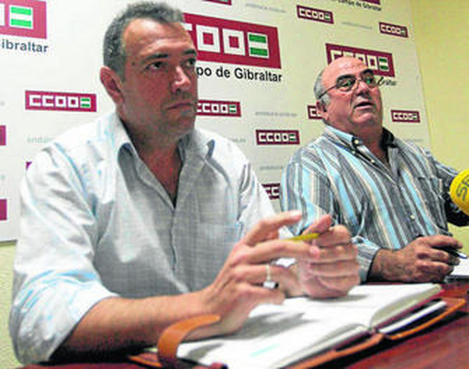 Cañete y Gavilán, ayer, durante la rueda de prensa.