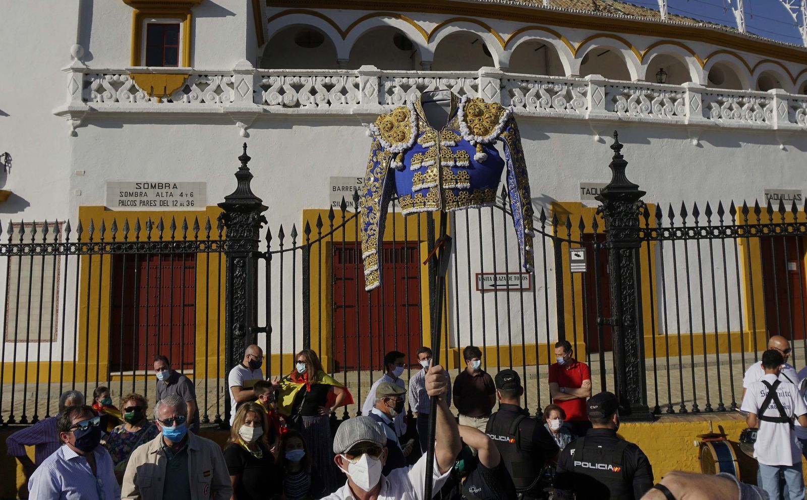 Las imágenes de la manifestación en favor de la tauromaquia