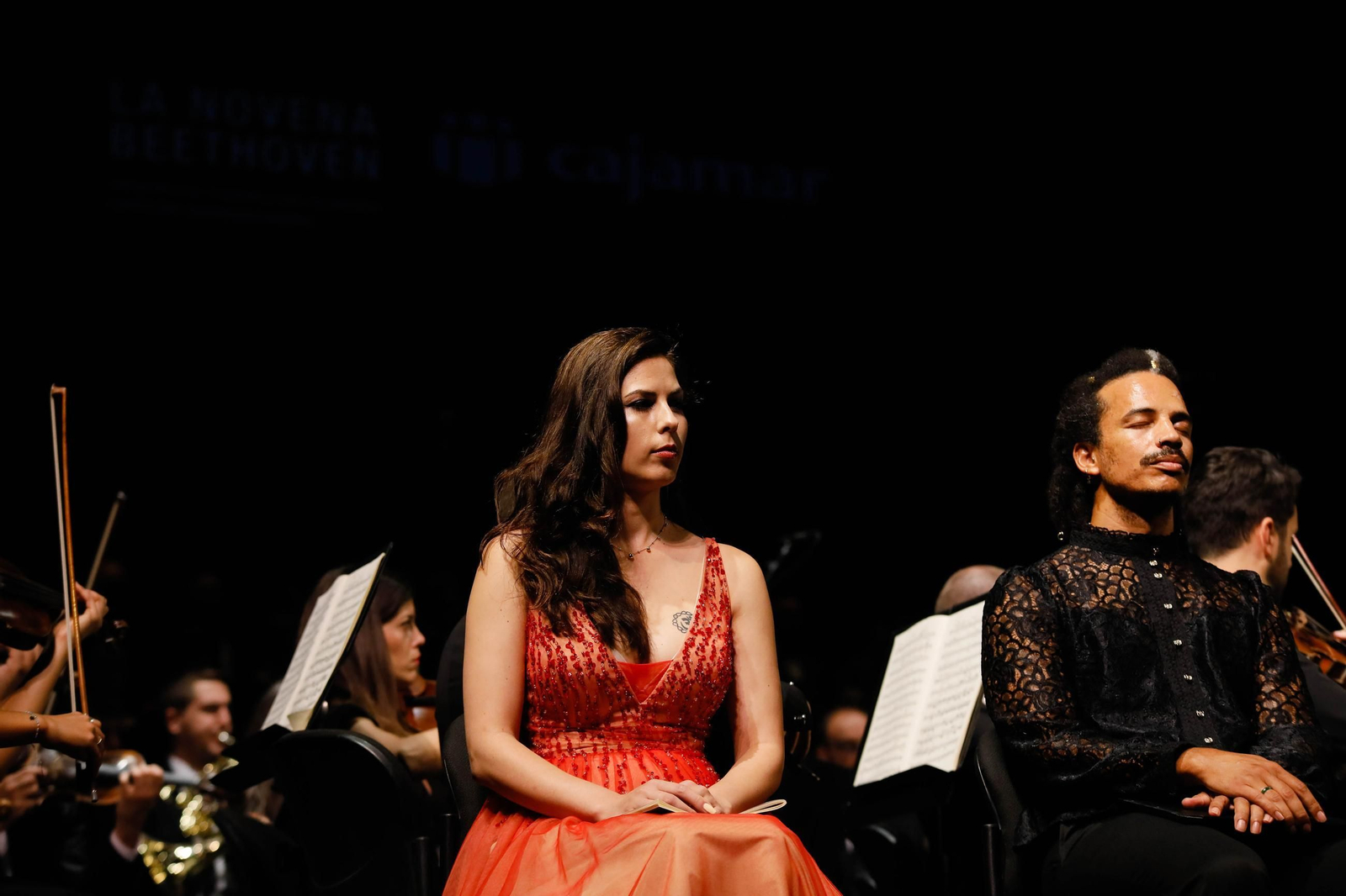 Imágenes de la novena Beethoven interpretado por la OCAL y Orfeón para Cajamar