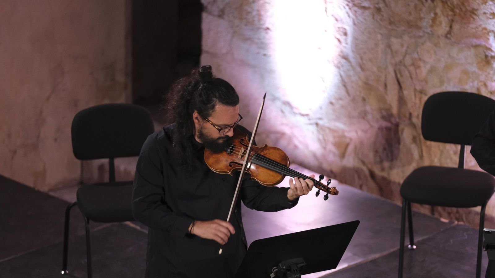 El violinista Jorge Jiménez.