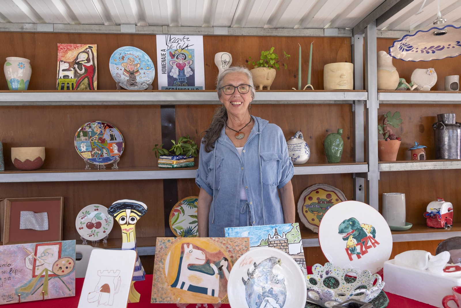 Fotos de las actuaciones y exposición de la Feria del Arte de San Roque 2025