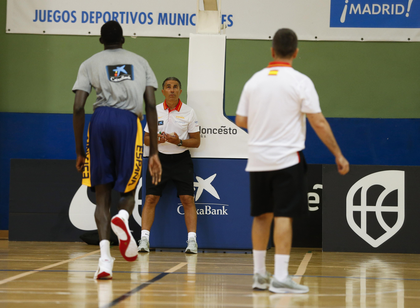 Las fotos de Jaime Fernández en el entrenamiento de la selección española