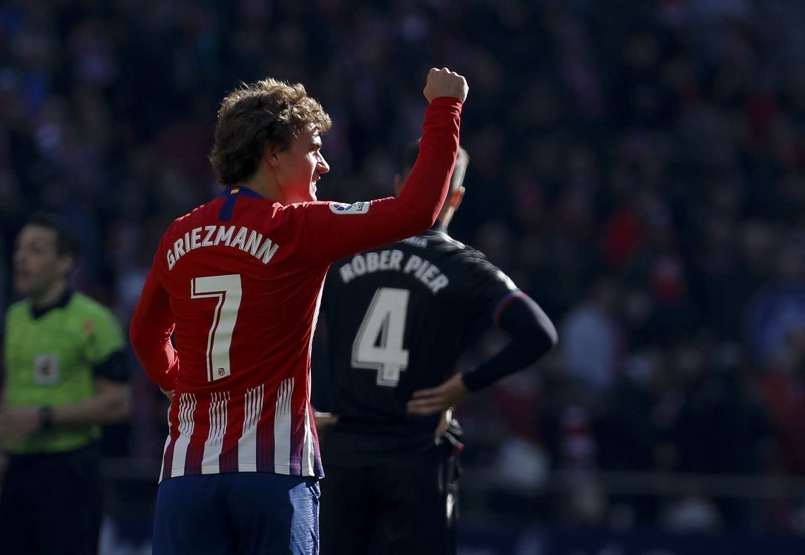 El Atlético de Madrid-Levante, en imágenes