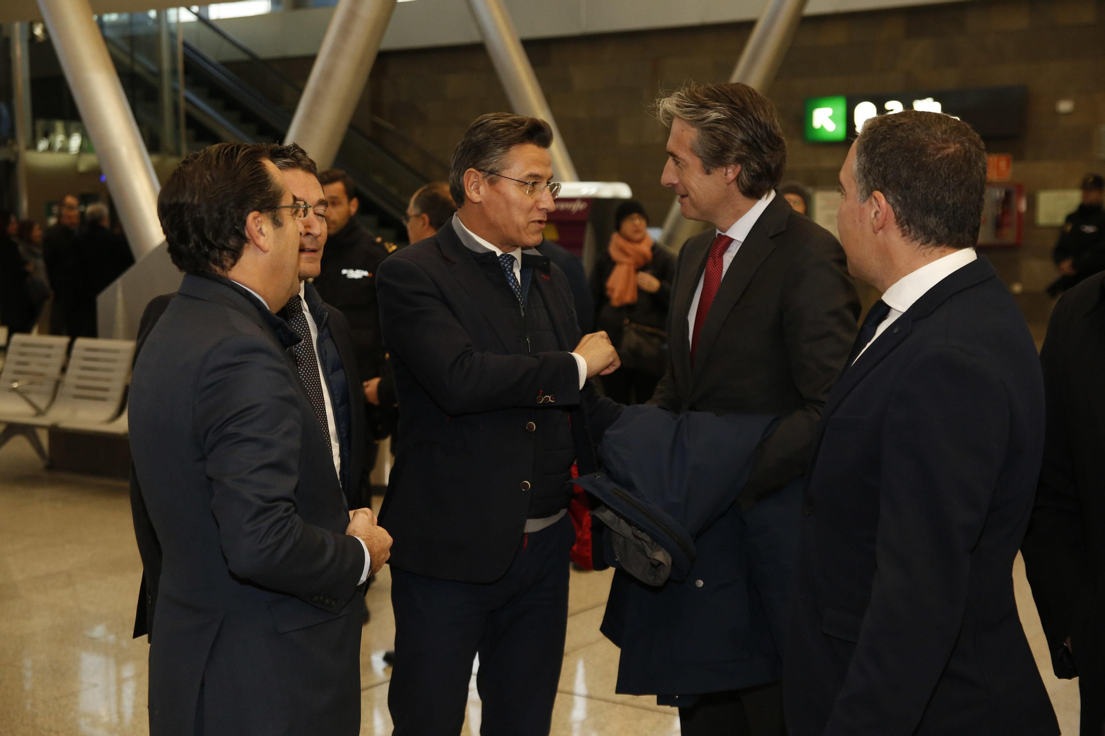 Inauguración en Antequera de las fases de pruebas del AVE