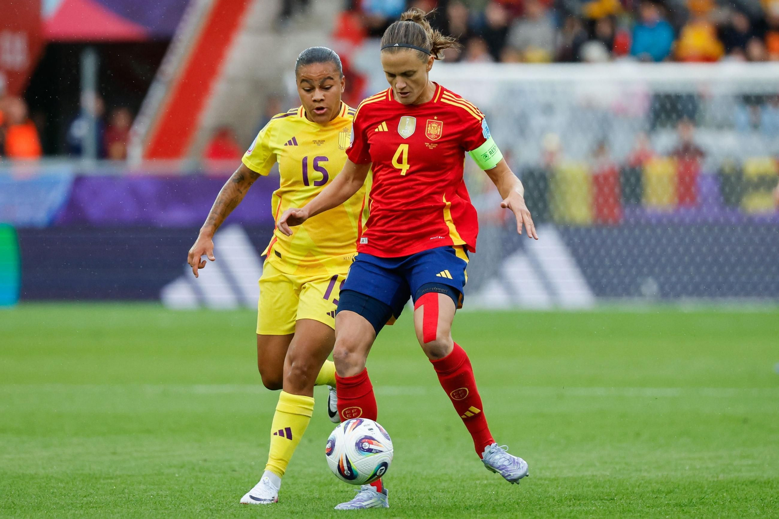 Las fotos de la goleada de España sobre Bélgica en la Eurocopa femenina