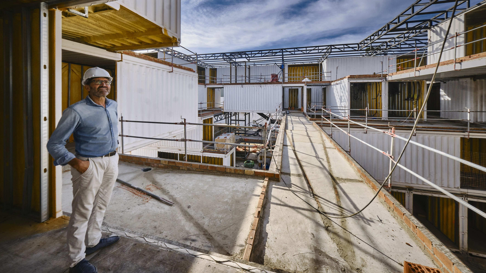 Obras del proyecto Incubazul.