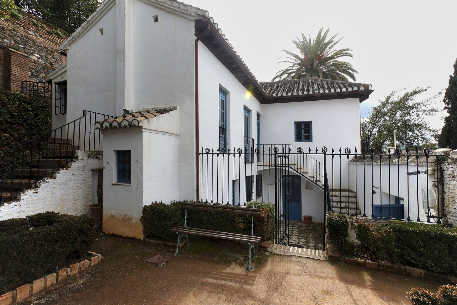Exterior de la casa museo Manuel de Falla en Granada