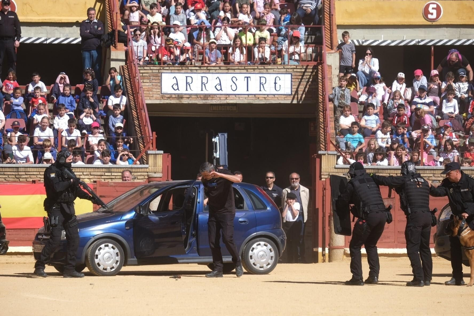 La exhibición de la Policía Nacional en la plaza de toros de Córdoba, en imágenes