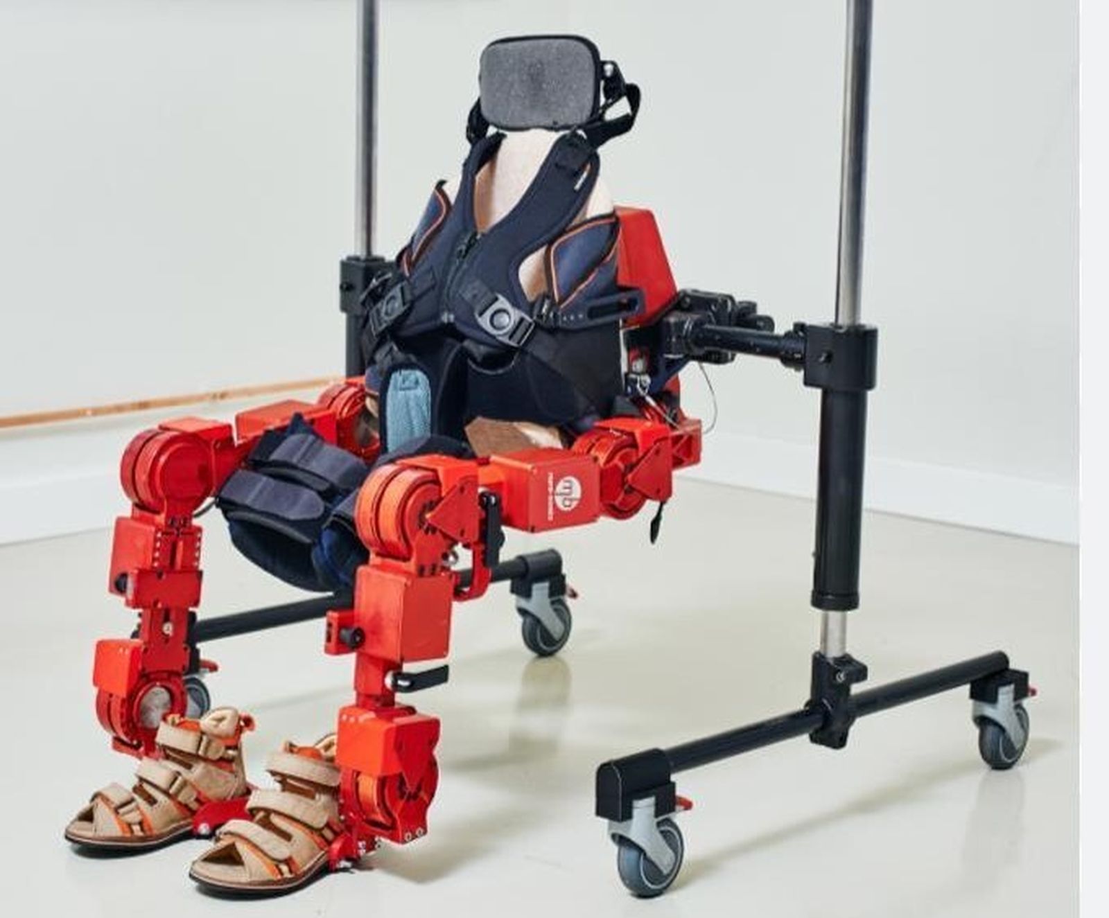 Un exoesqueleto infantil.