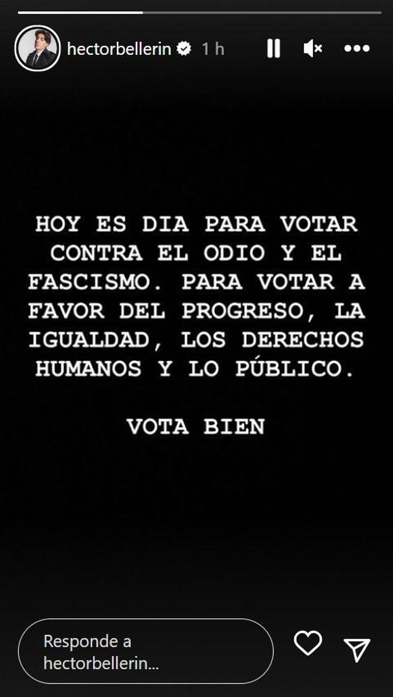 Bellerín, en sus redes sociales.