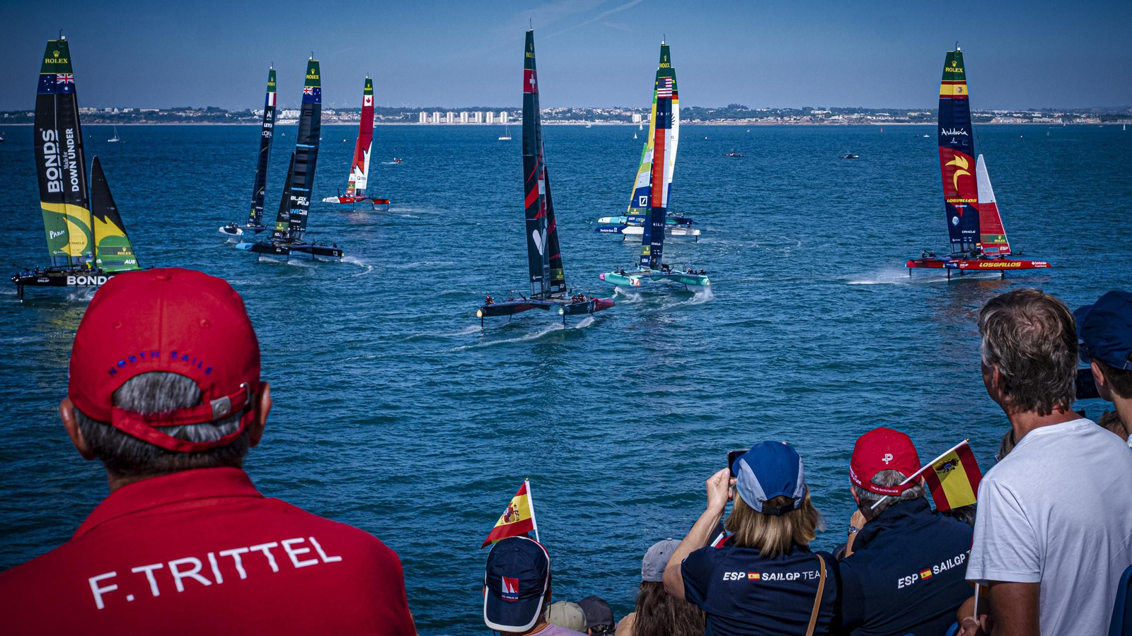 Las imágenes que dejó en Cádiz el domingo de Sail GP