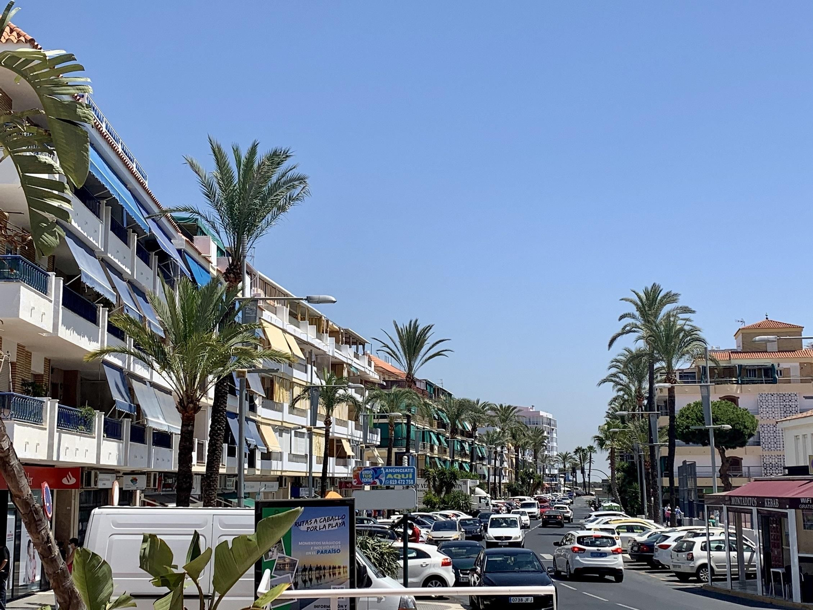 Avenida de Andalucía de Punta Umbría.