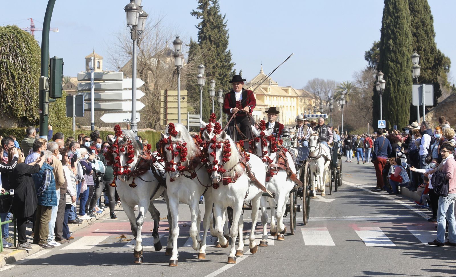 La marcha hípica en Córdoba por el 28-F, en fotografias.