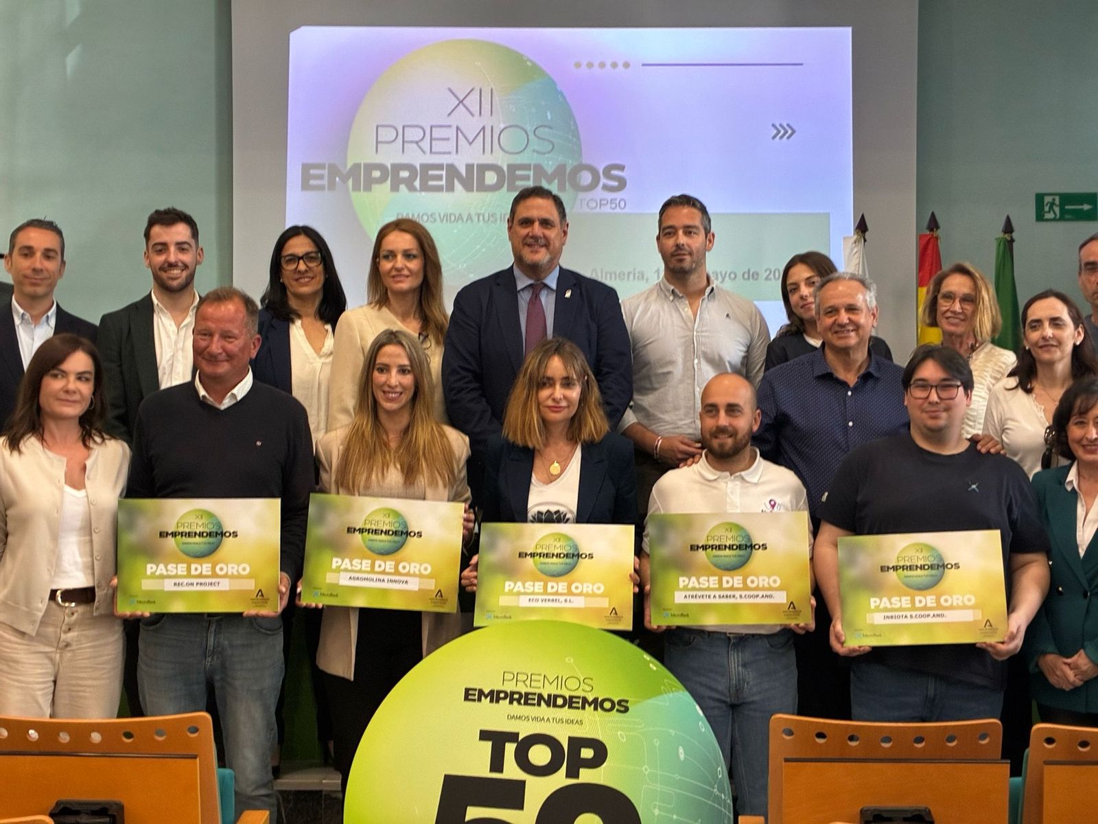 Galardonados en los XII Premios Emprendemos