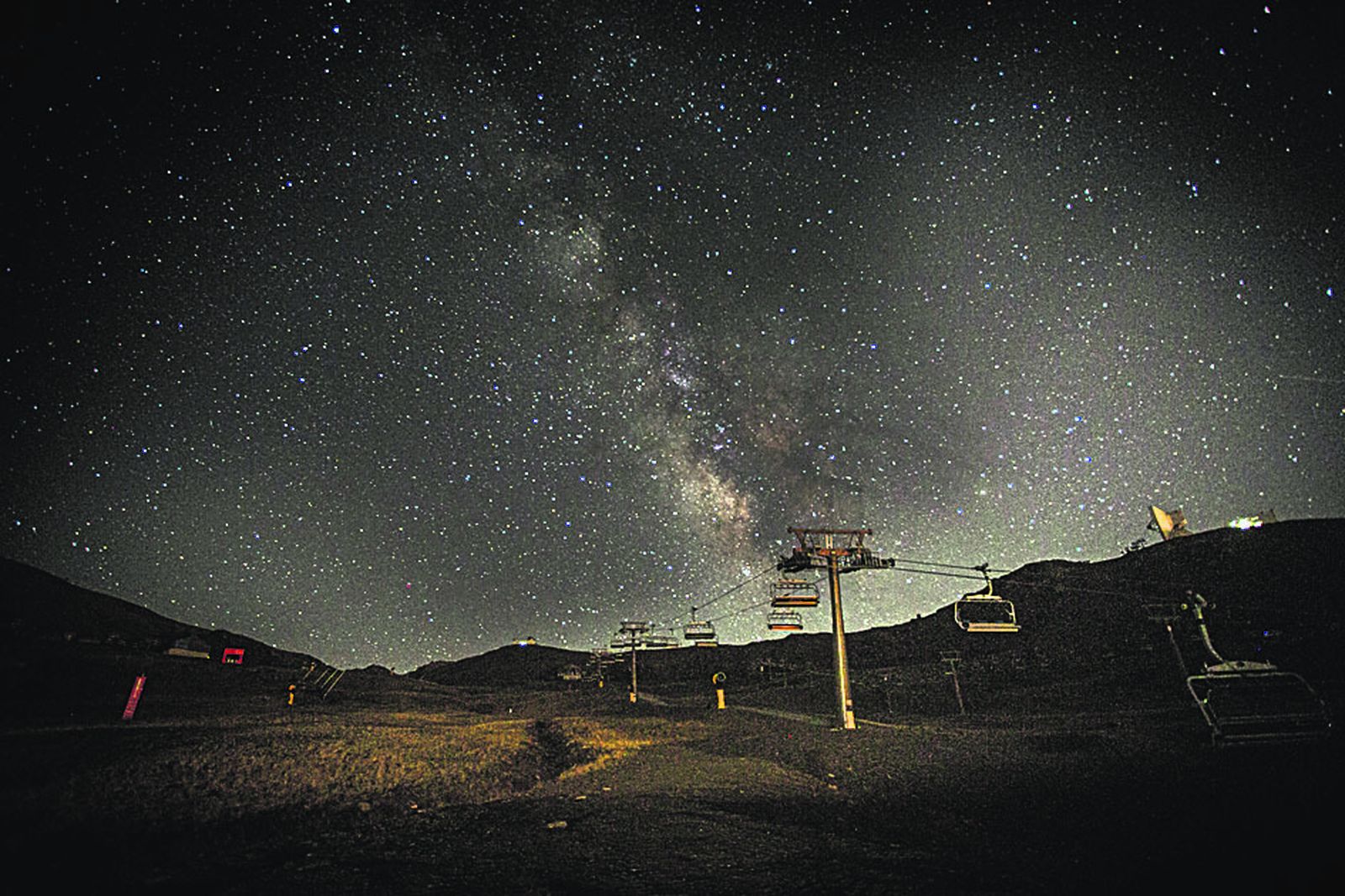 Cielo en Sierra Nevada.