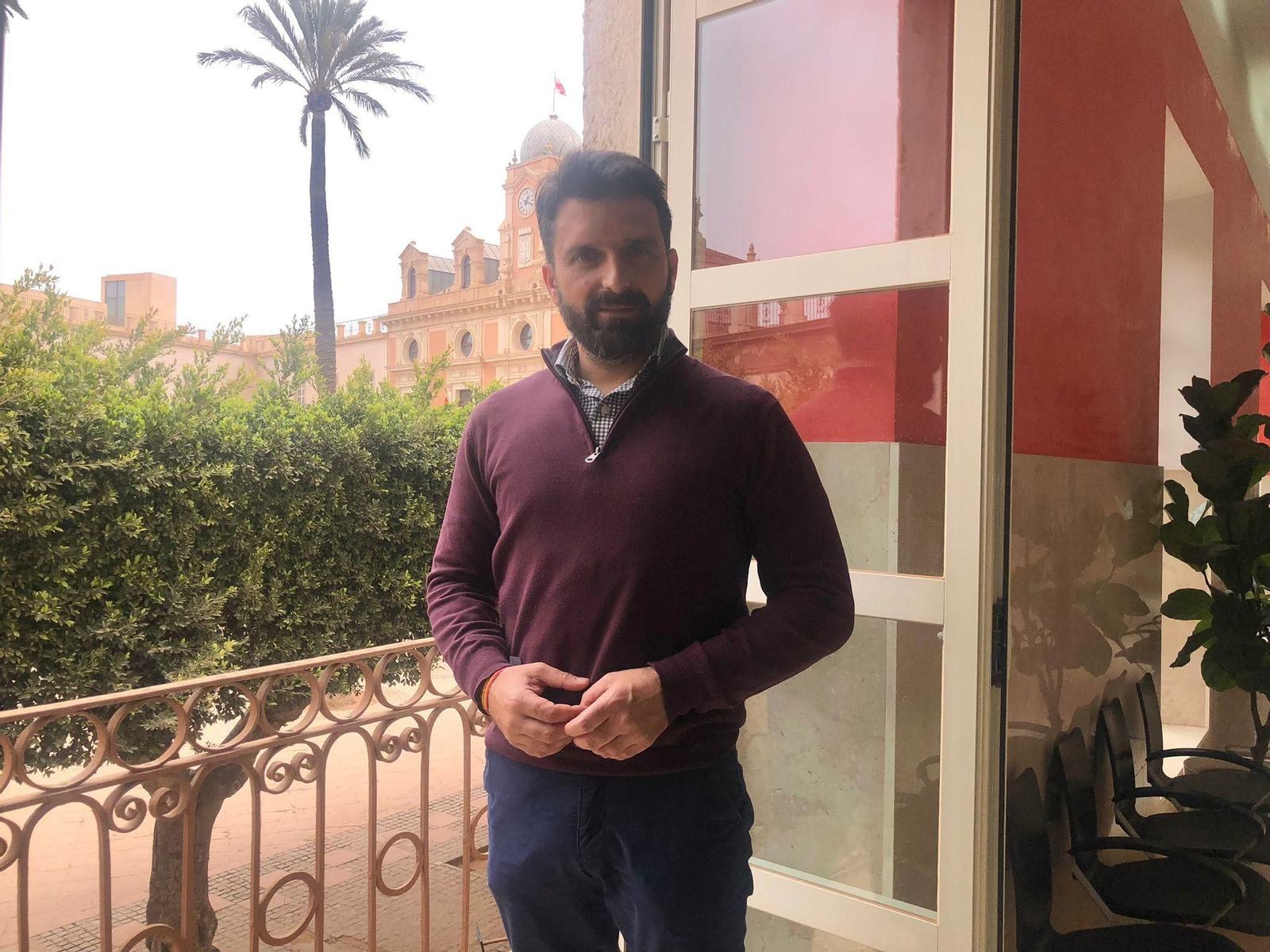 El portavoz de VOX en el Ayuntamiento de Almería, Juan Francisco Rojas.