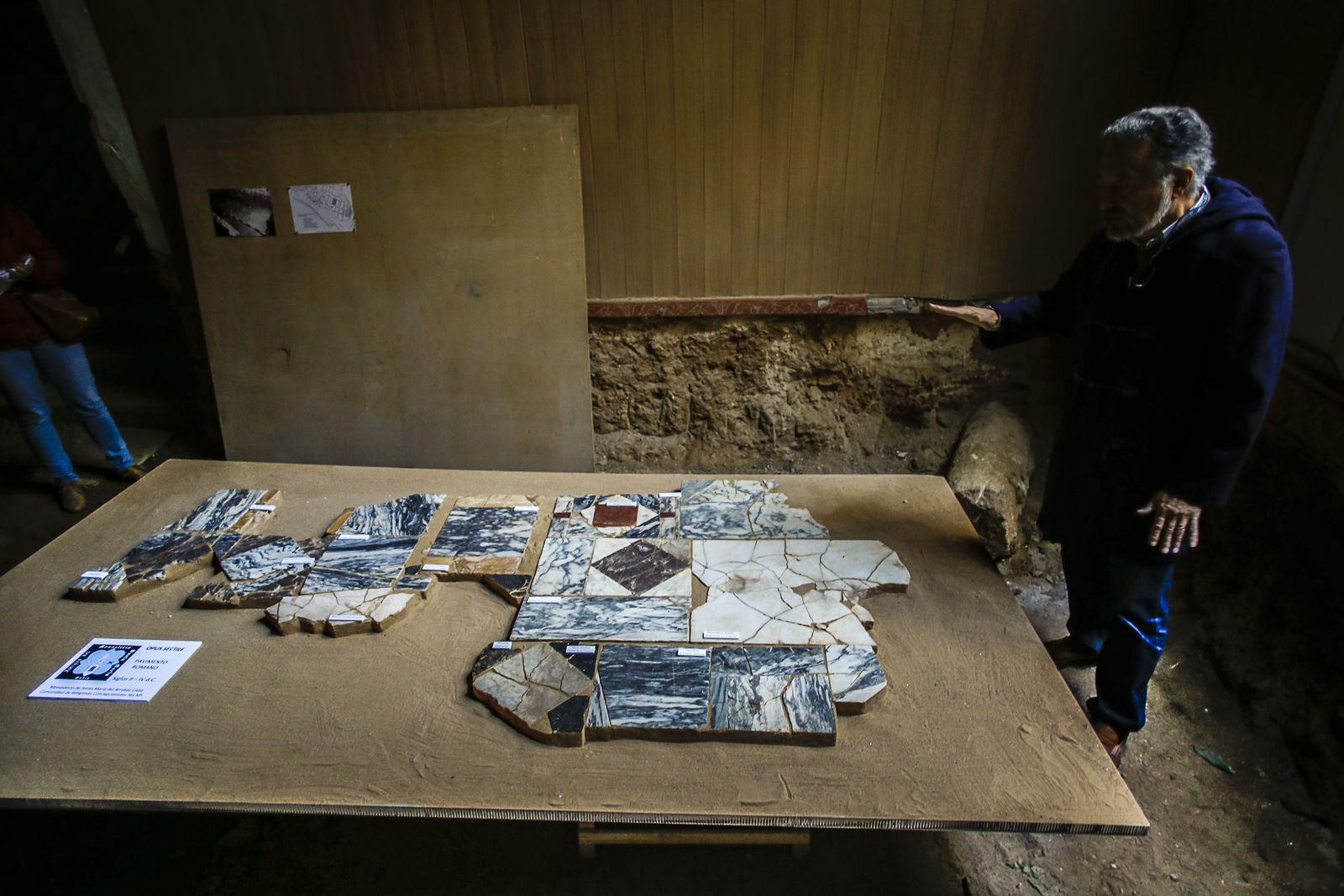 Imagen de archivo del mosaico romano restaurado