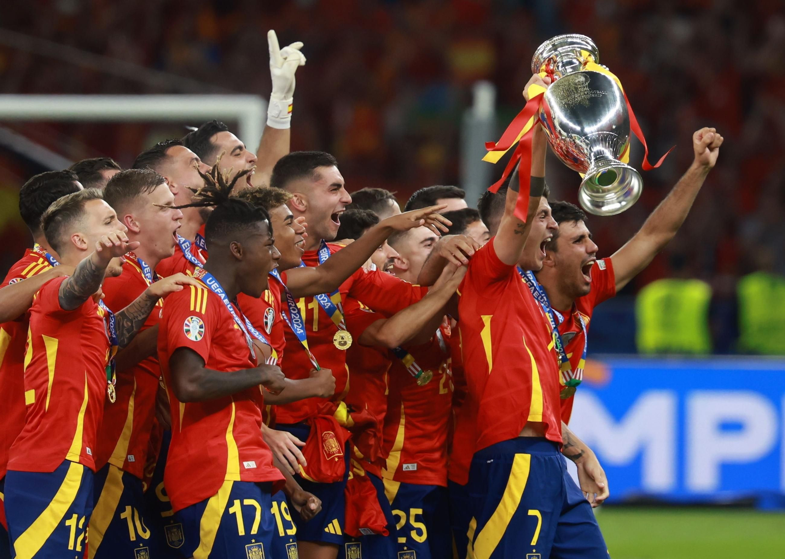 Las mejores fotos del título de España ante Inglaterra