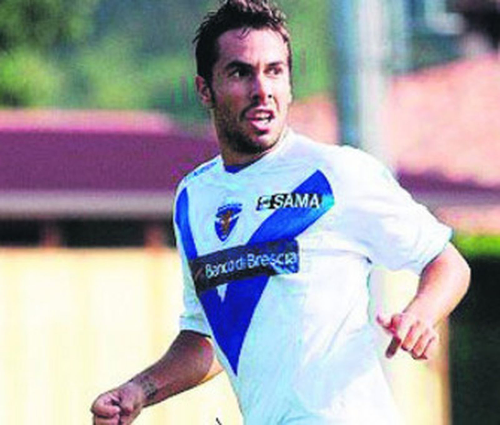 Rubén Ramos, con la camiseta del Brescia.