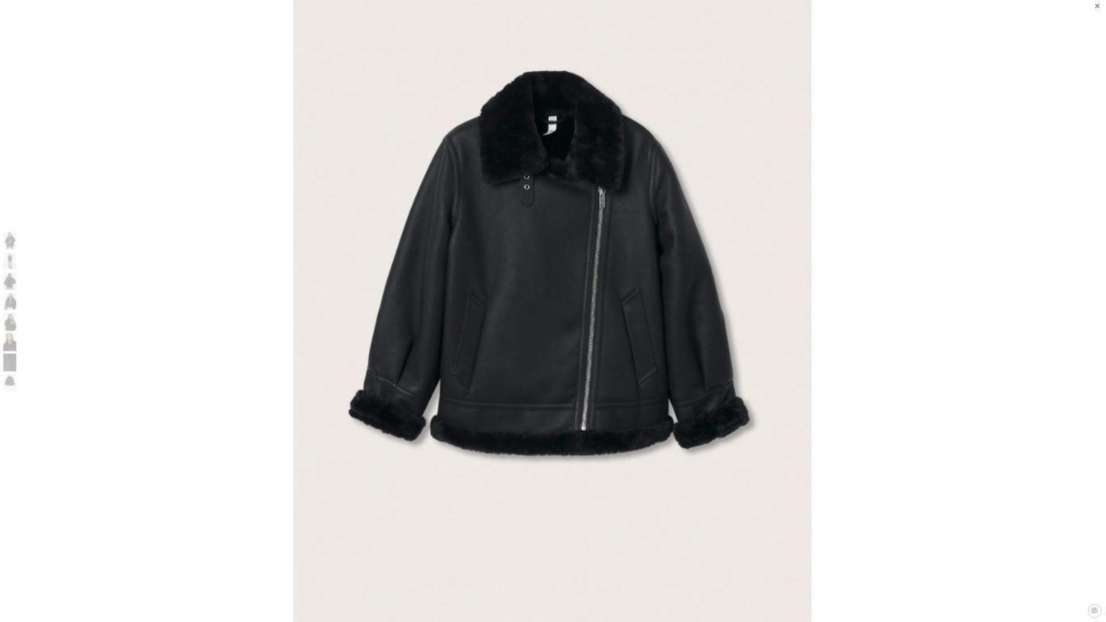 Cazadora doble faz de Mango.