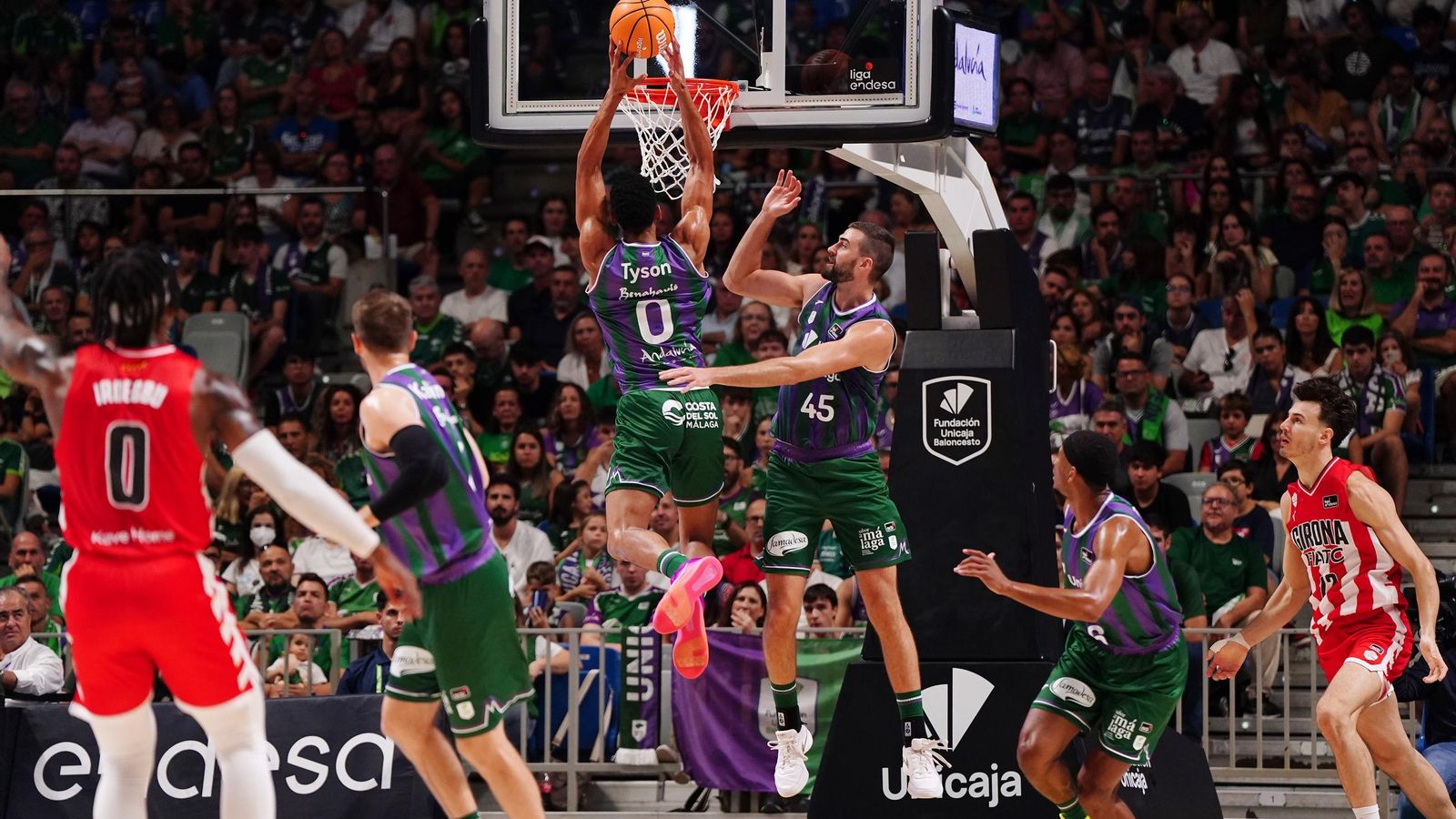 El Unicaja-Girona, en fotos